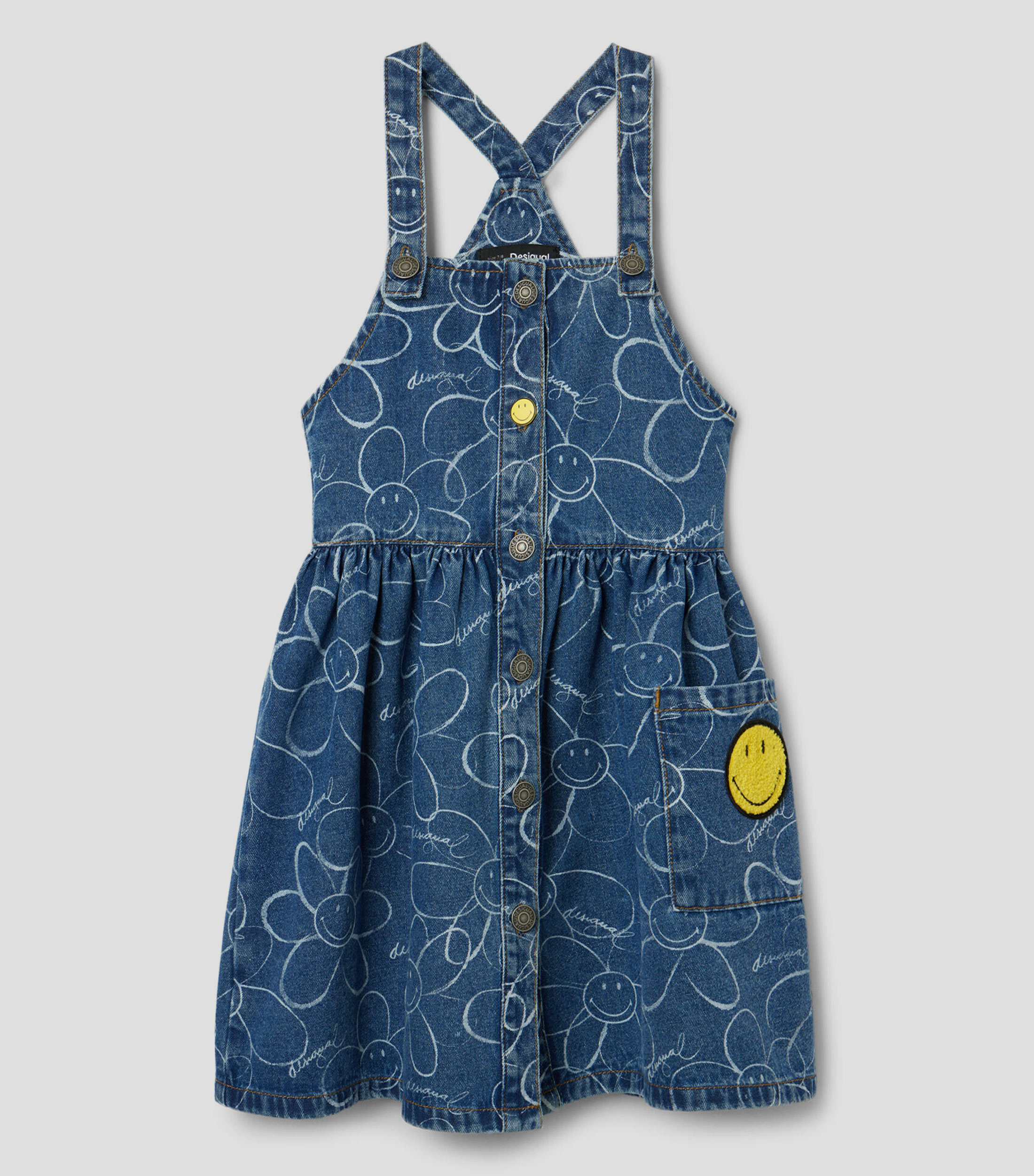 Desigual - Vestido De Punto Para Mujer De Manga Larga, Rojo